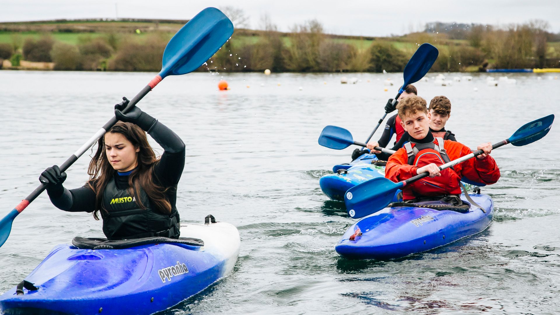 Kids Paddling